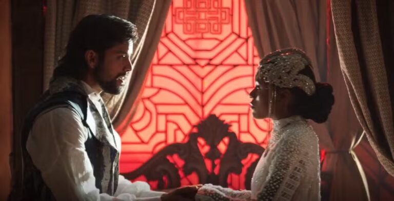 Omar se oferece para ajudar Alika e a família a fugirem das garras de Jendal em A Nobreza do Amor