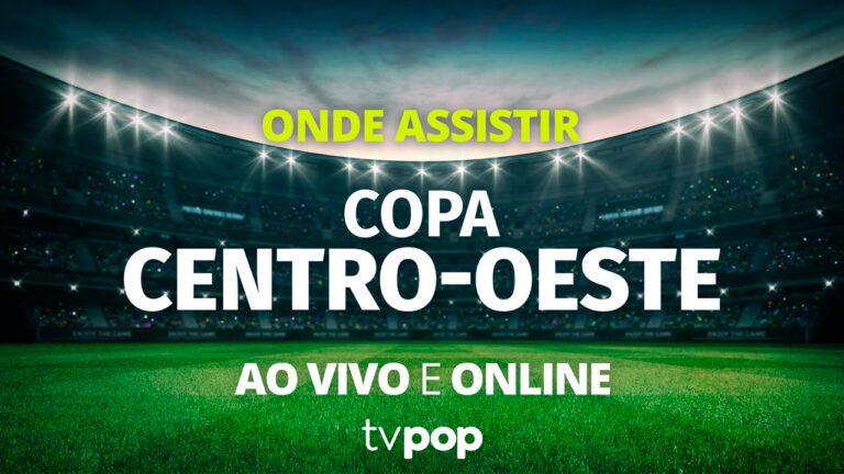 Arte das transmissões das partidas da Copa Centro-Oeste