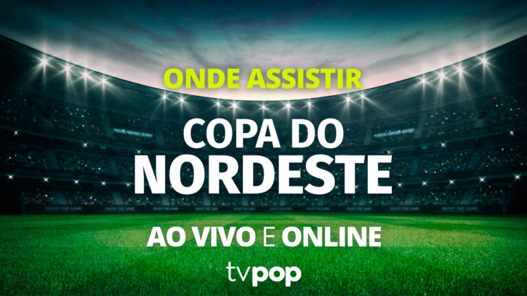 Arte das transmissões das partidas da Copa do Nordeste