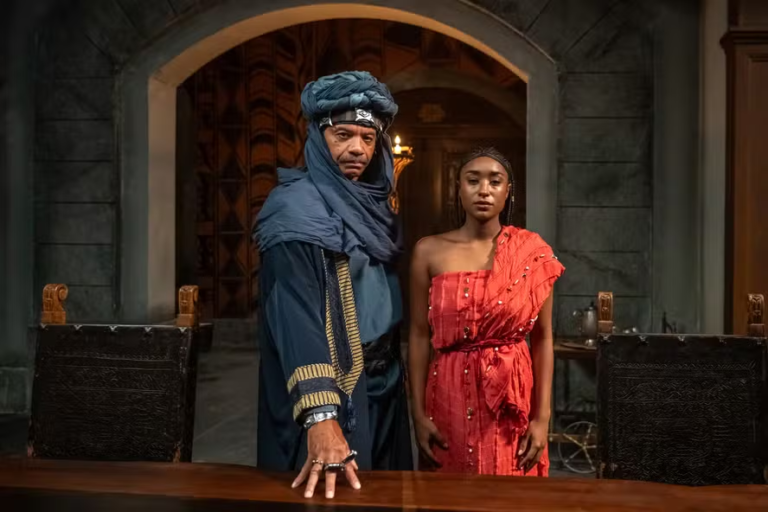 Pascoal e Imani vão a Batanga para dar um golpe em Jendal em A Nobreza do Amor