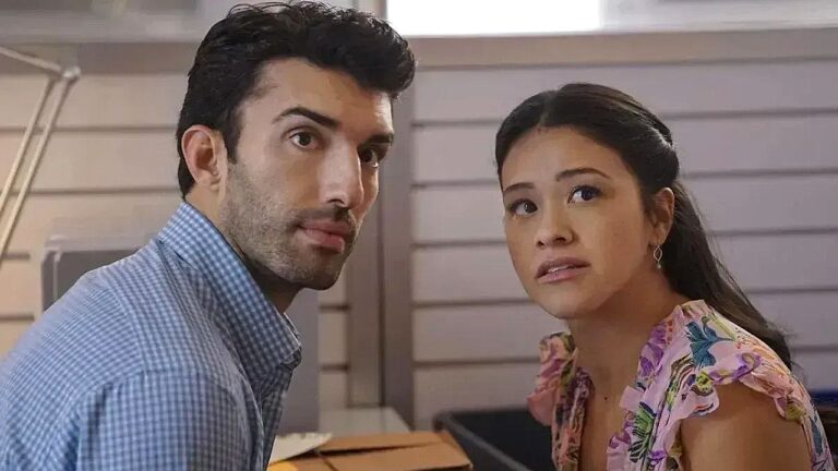 Jane Villanueva (Gina Rodriguez) e Rafael Solano (Justin Baldoni) preocupados em cena de Jane The Virgin