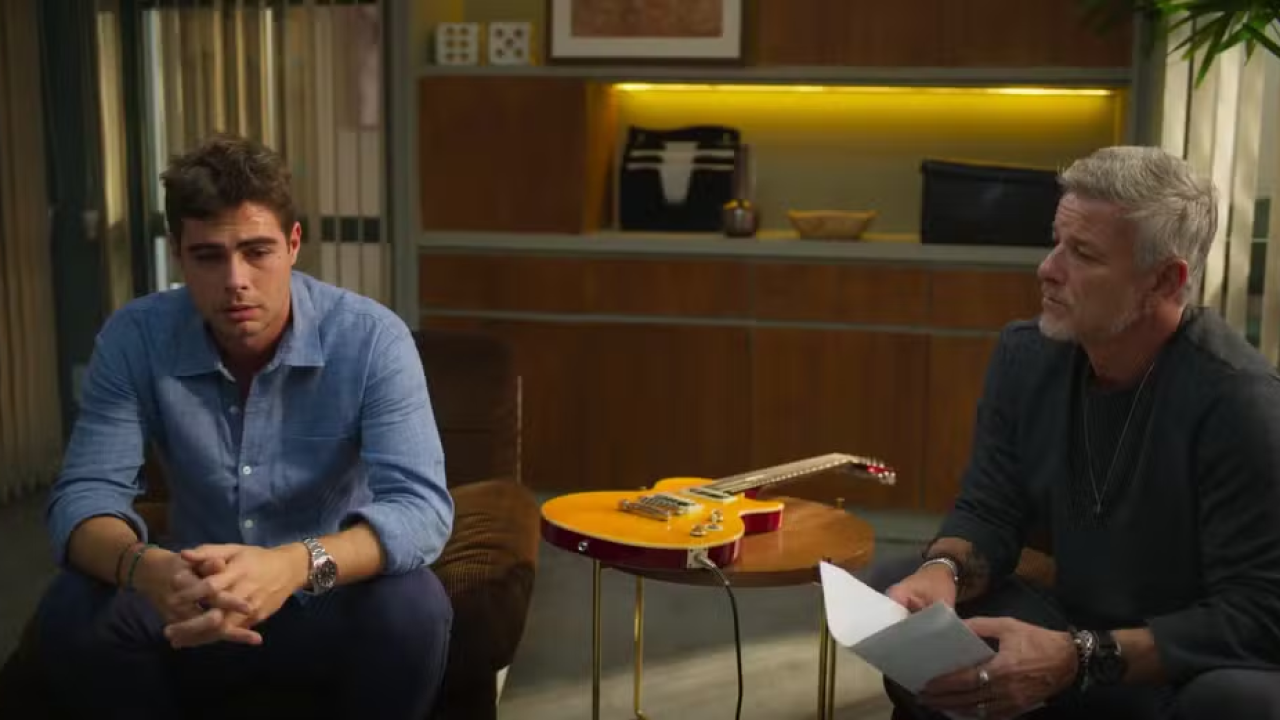 Jaques conta para Davi que é seu verdadeiro pai em Dona de Mim