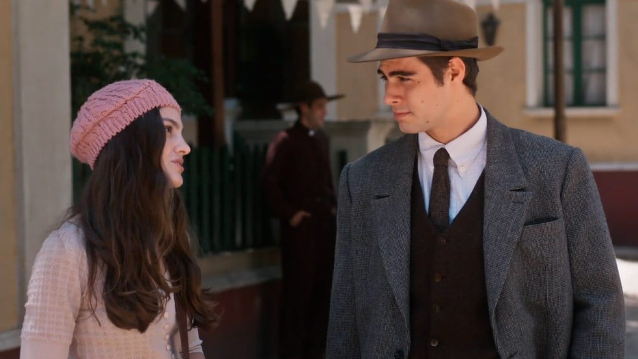 Davi consolando Olívia em Além da Ilusão