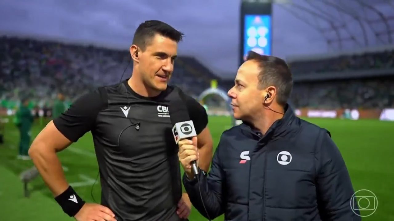 Foto de Rafael Rodrigo Klein em jogo pela Globo