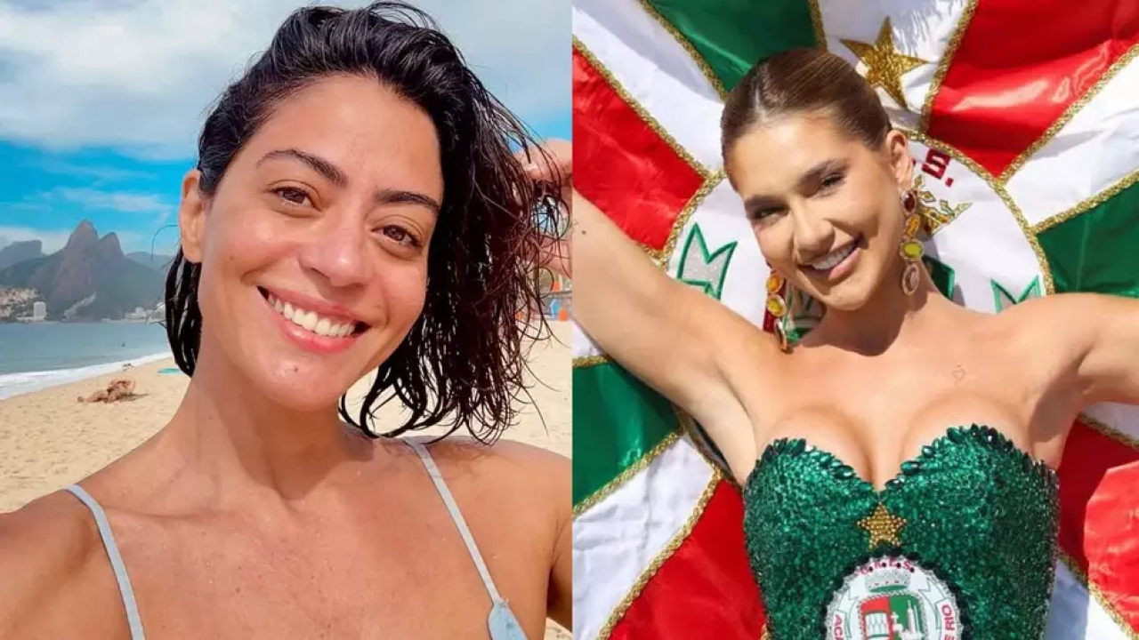 Montagem com Carol Castro e Virginia