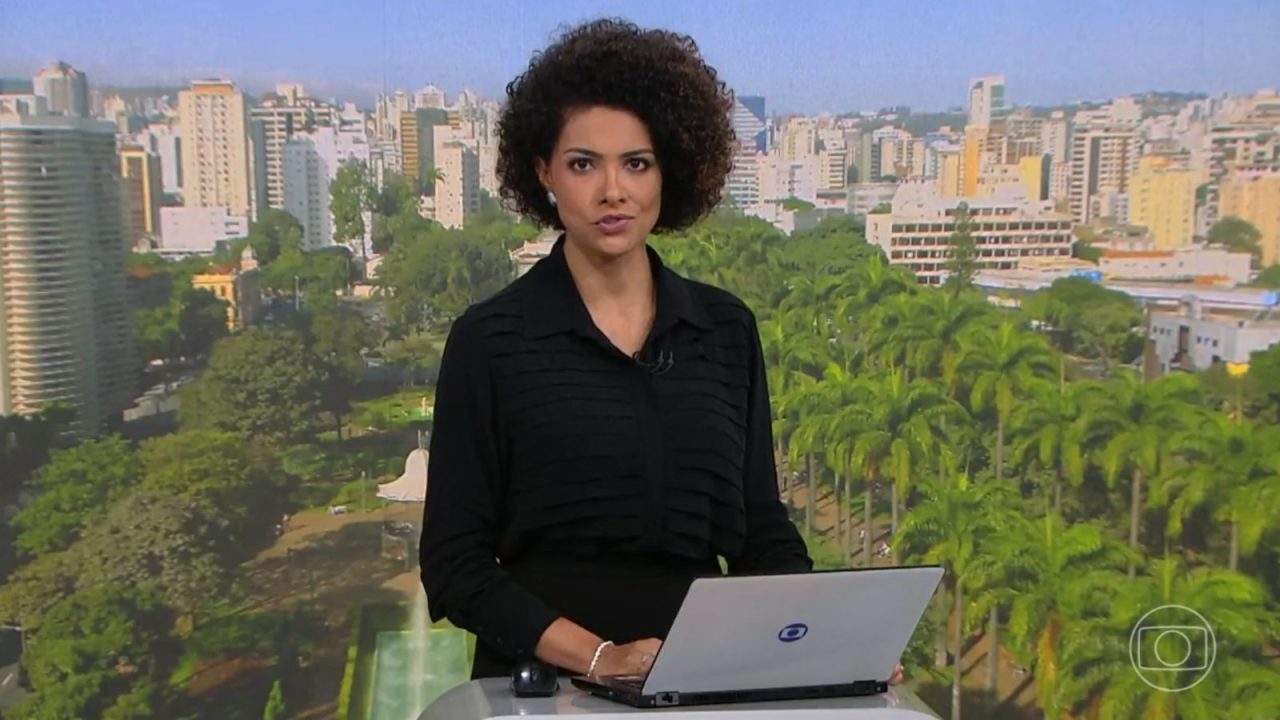 Aline Aguiar anunciou no Bom Dia Brasil, da Globo, que está grávida