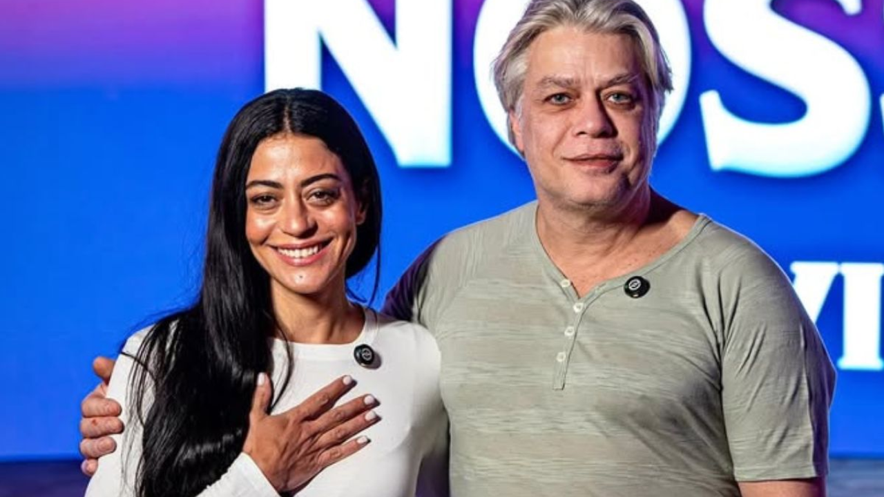 Foto de Carol Castro e Fábio Assunção