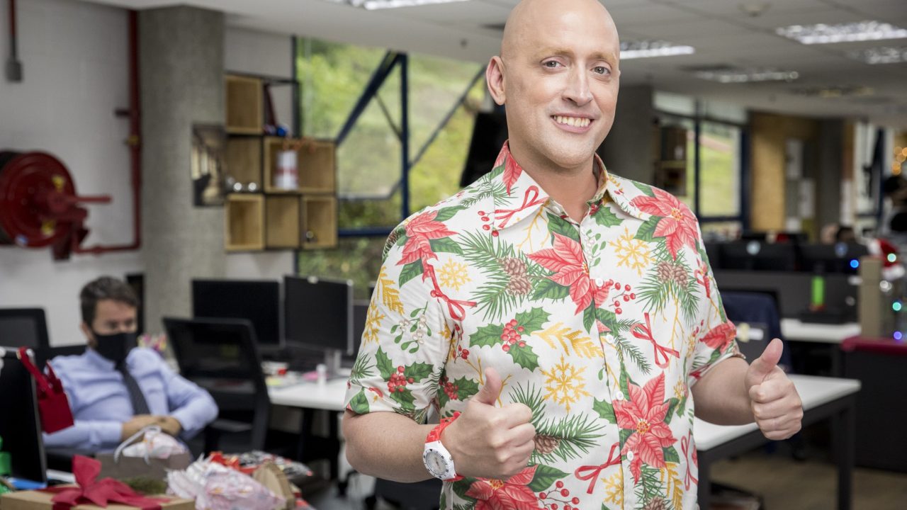 Imagem com foto do comediante Paulo Gustavo