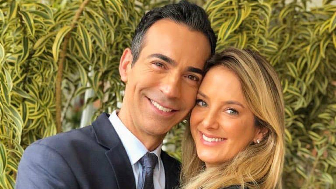 Foto de Cesar Tralli e Ticiane Pinheiro