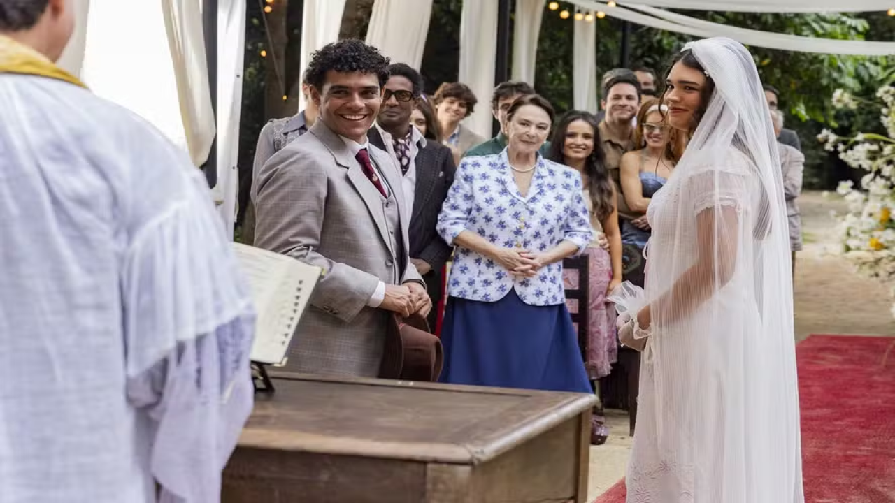 Chega o dia do casamento de Picolé e Pureza no sítio de Cunegundes em Êta Mundo Melhor!