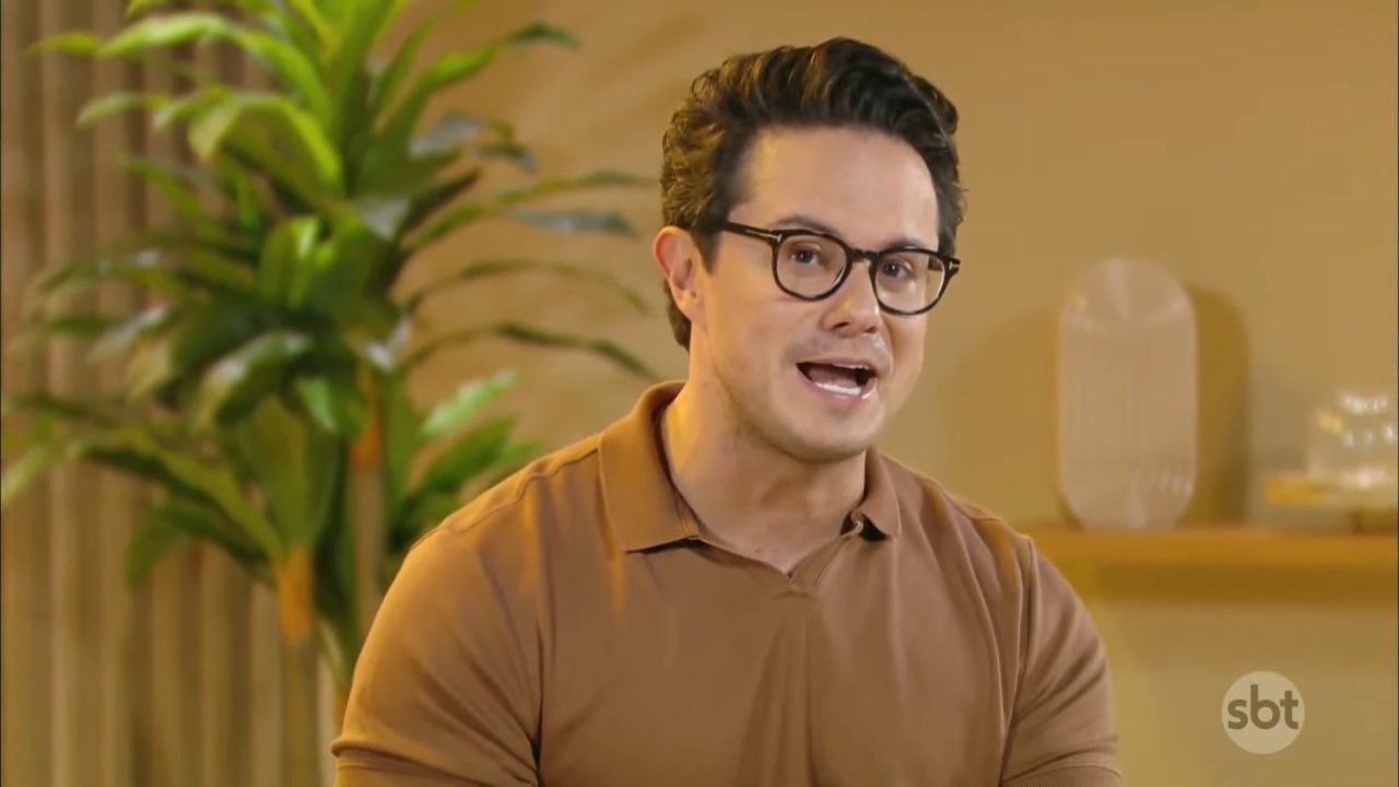 Foto de Deive Leonardo na estreia do Bom dia Esperança