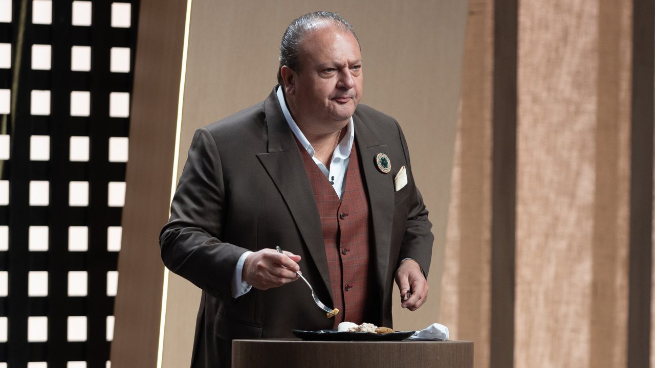 Foto de Erick Jacquin na estreia do MasterChef Brasil 12