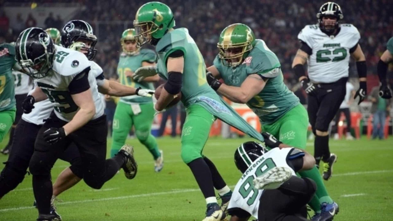 Foto de jogadores de futebol americano