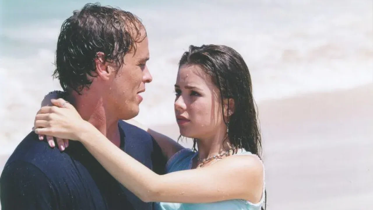 Sandy e Guilherme Fontes em novela da Globo