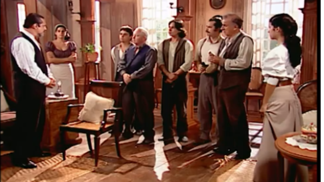 Gumercindo blefa para poder fazer acordo com os italianos em Terra Nostra