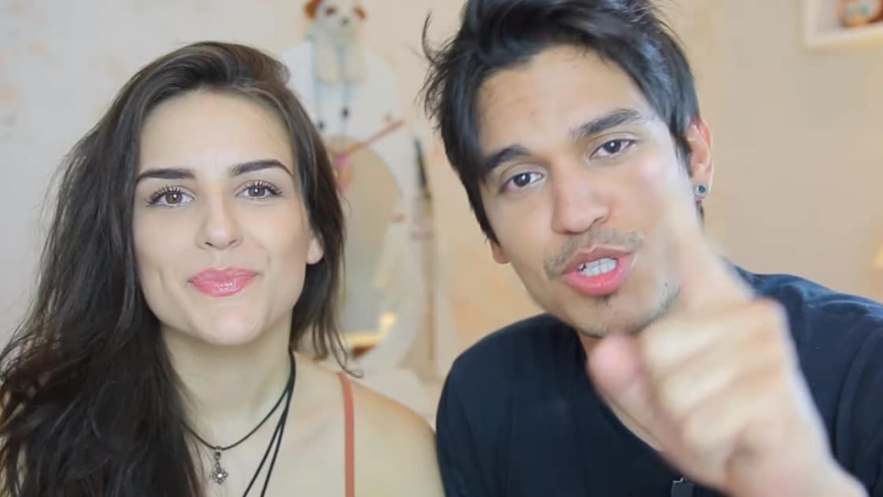 Foto de Gusta Stockler e Kéfera Buchmann