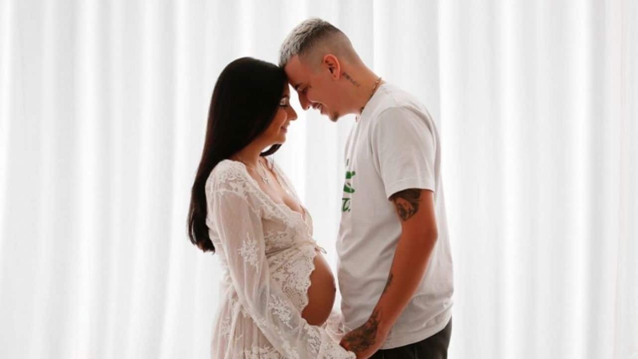 Foto de Igor Wender e Tiffany Barreto em ensaio