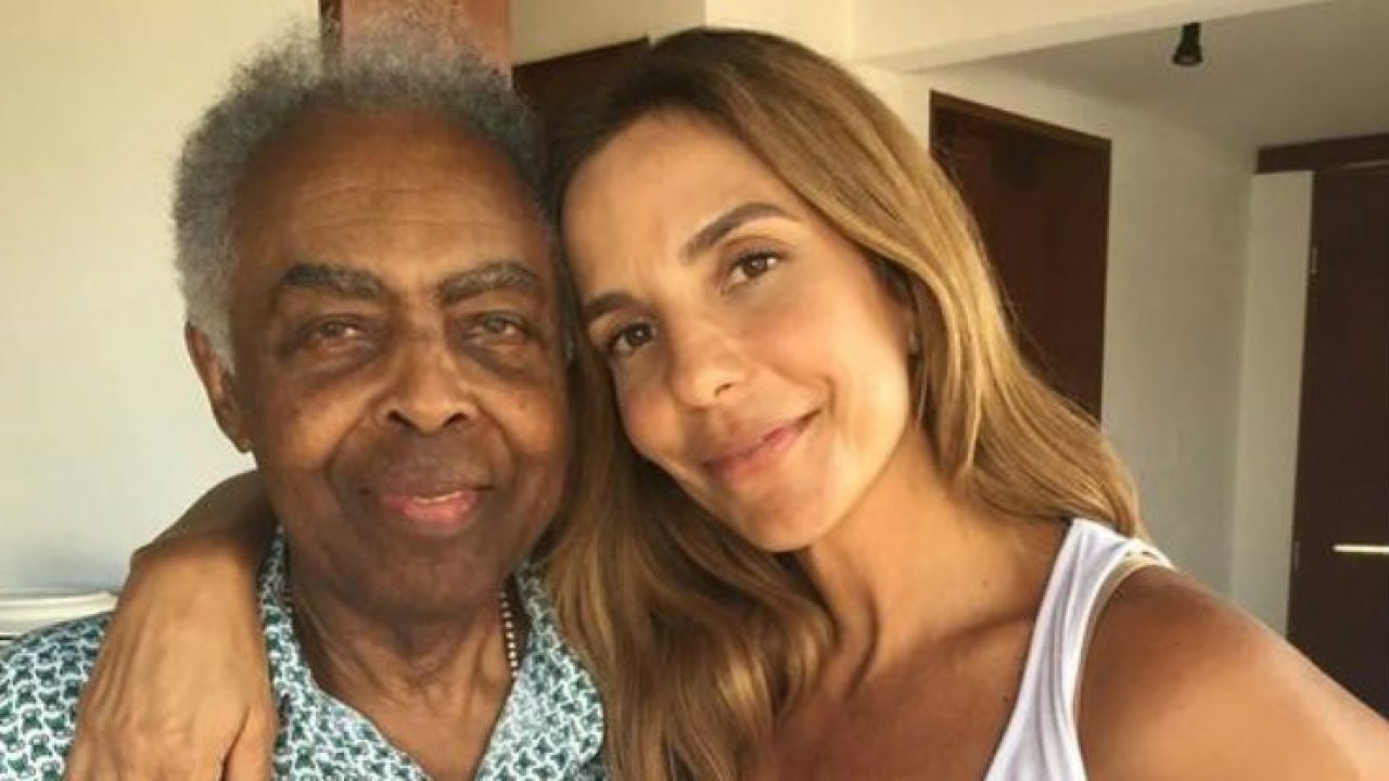 Foto de Ivete Sangalo e Gilberto Gil