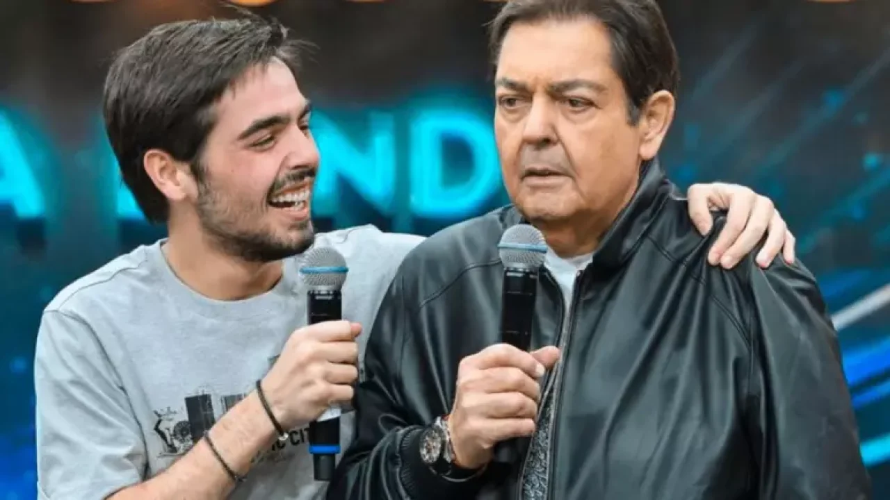 Foto de João Guilherme Silva e Faustão