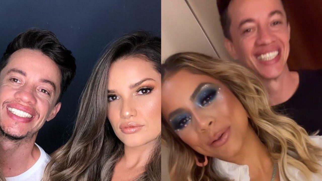 Lexa fez o cabelo com Washington Feitoza, irmão de Juliette (foto: Reprodução/Redes Sociais)