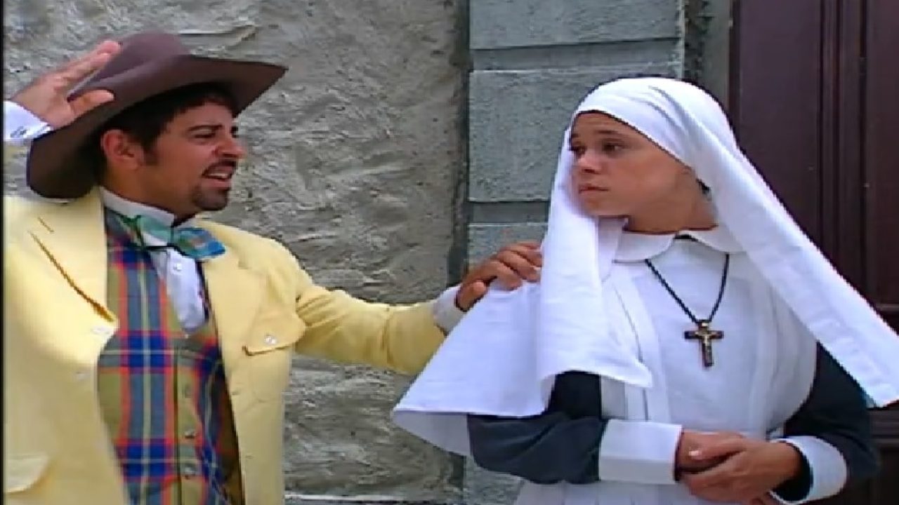 Januário descobre que Lindinha entrou para o convento e virou noviça em O Cravo e a Rosa