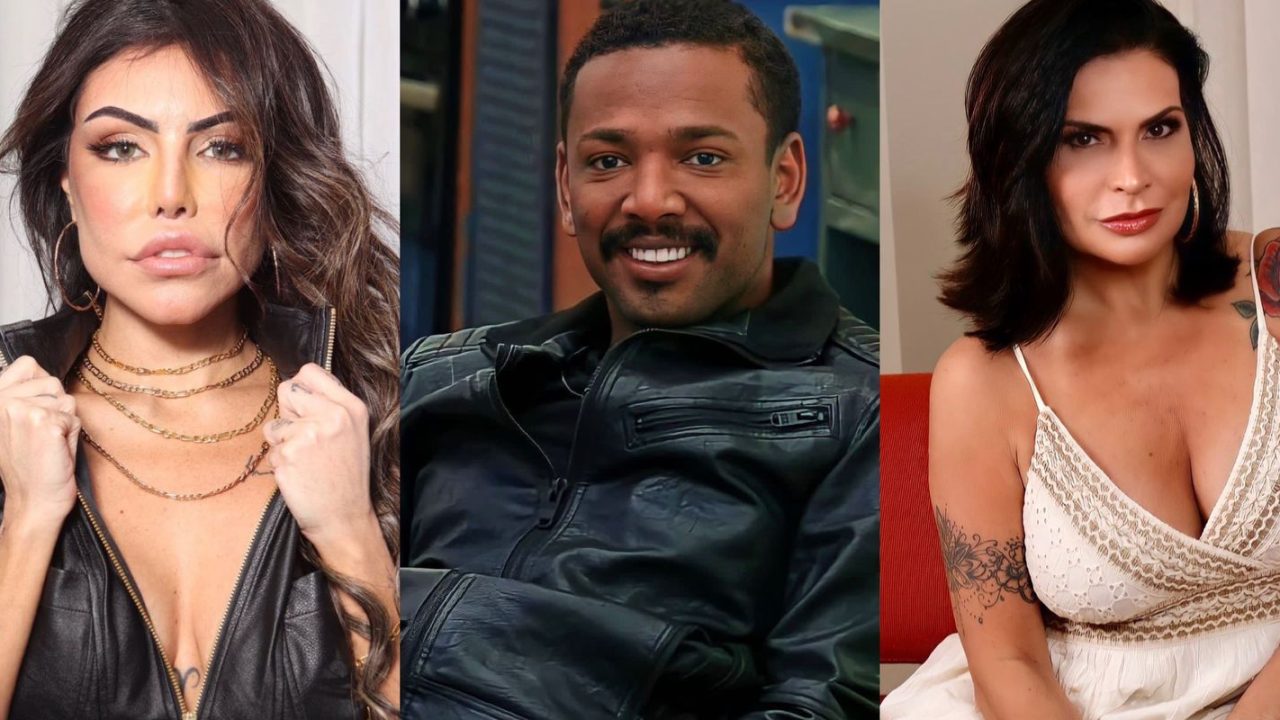 Liziane Gutierrez, Nego do Borel e Solange Gomes disputam a primeira roça de A Fazenda 13 (foto: Reprodução)