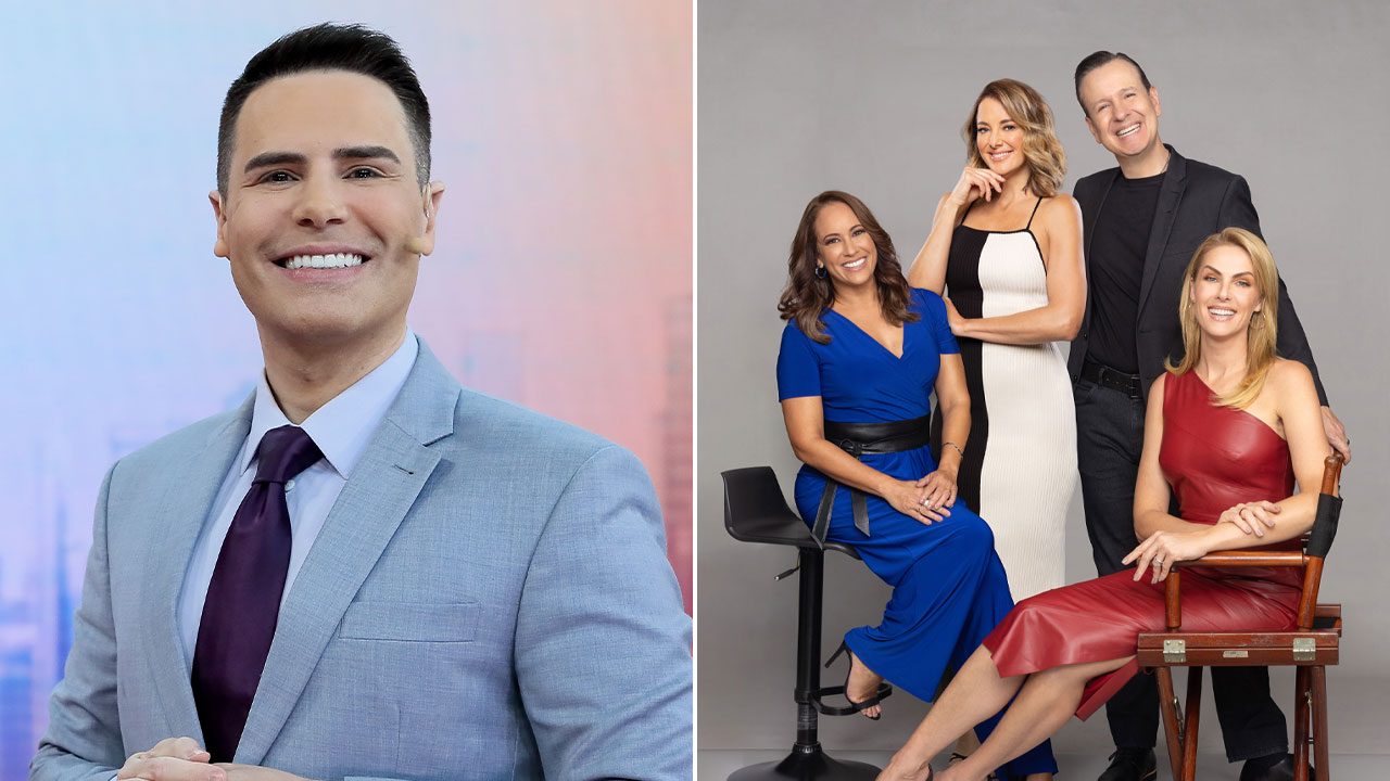 Record desmentiu informação divulgada por Luiz Bacci nas redes sociais sobre fim do Hoje em Dia (fotos: SBT/Rogerio - Record/Edu Moraes)