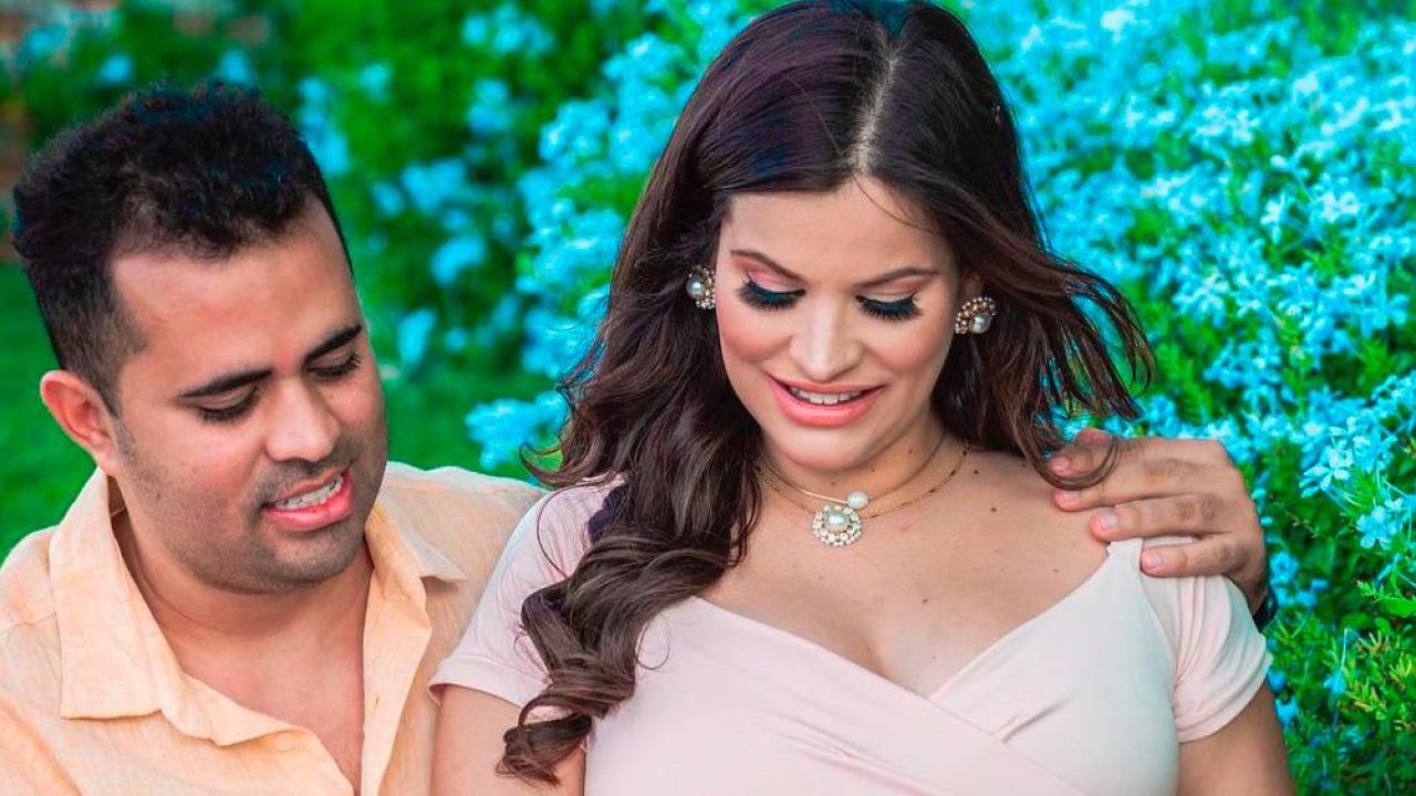 Maluzinha e o marido, o influenciador Roninho, em foto da gravidez (foto: Reprodução/Redes Sociais)