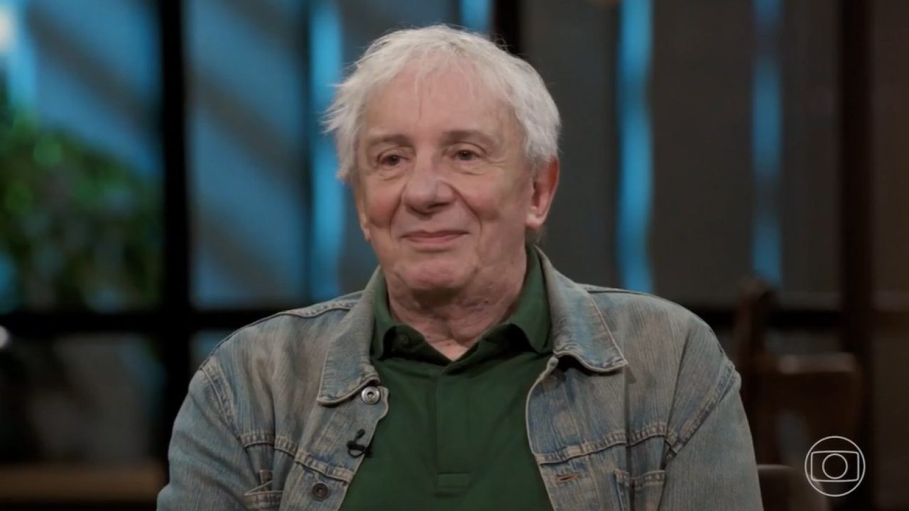 Marco Nanini em uma gravação da Globo