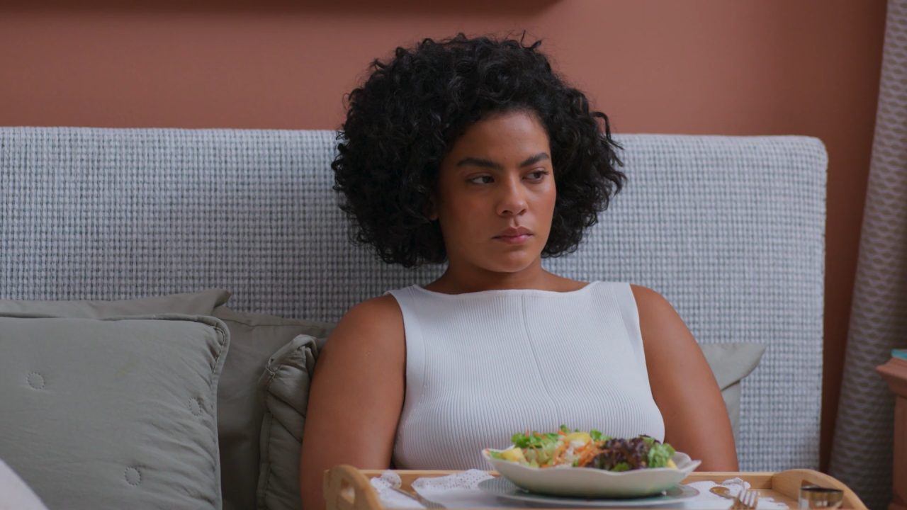 Foto de Maria de Fátima em cena da novela Vale Tudo