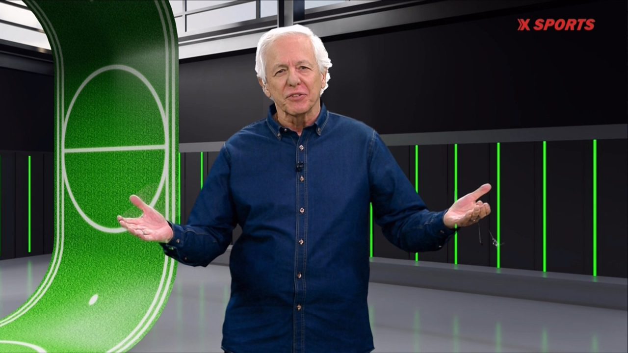 Foto de Milton Leite no estúdio da XSports