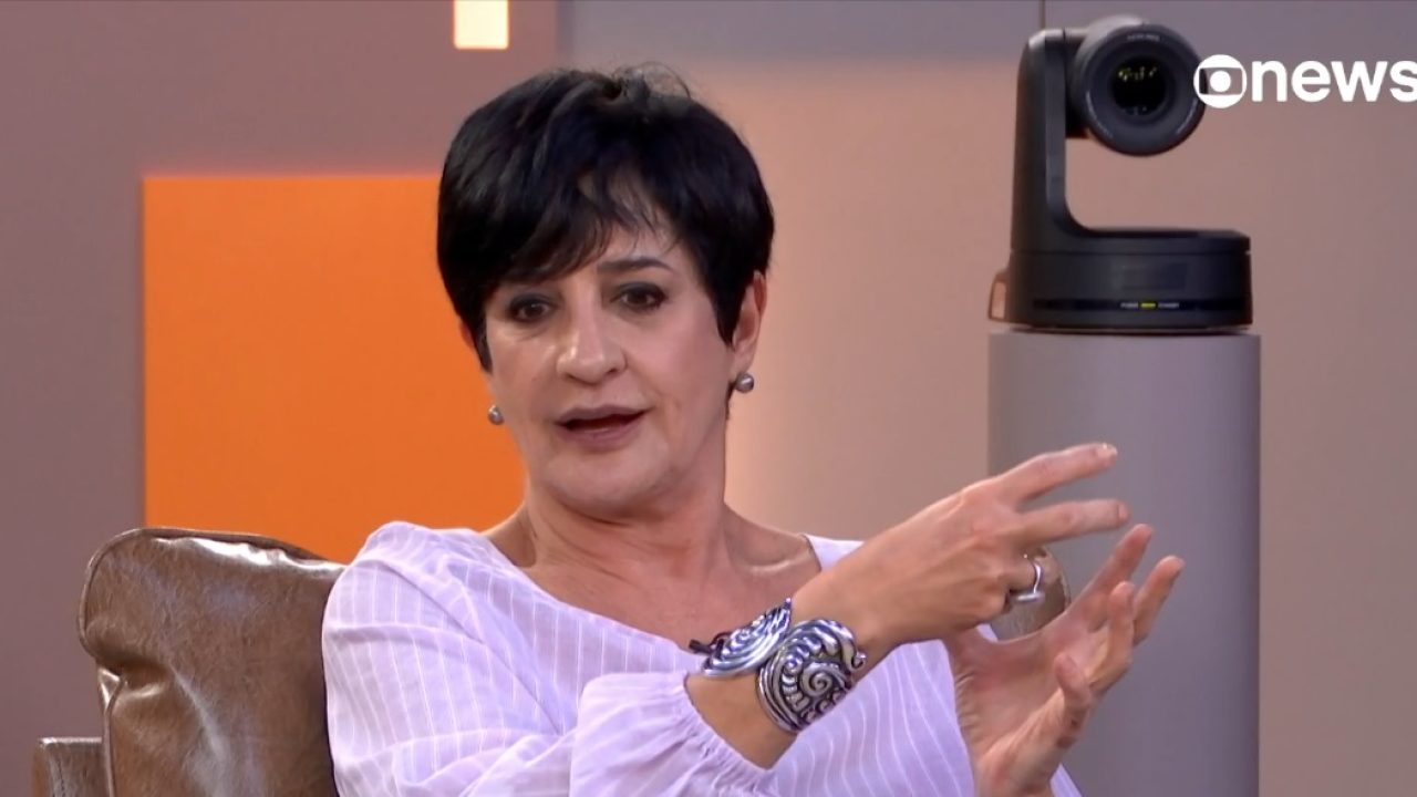 Foto de Mônica Waldvogel na GloboNews