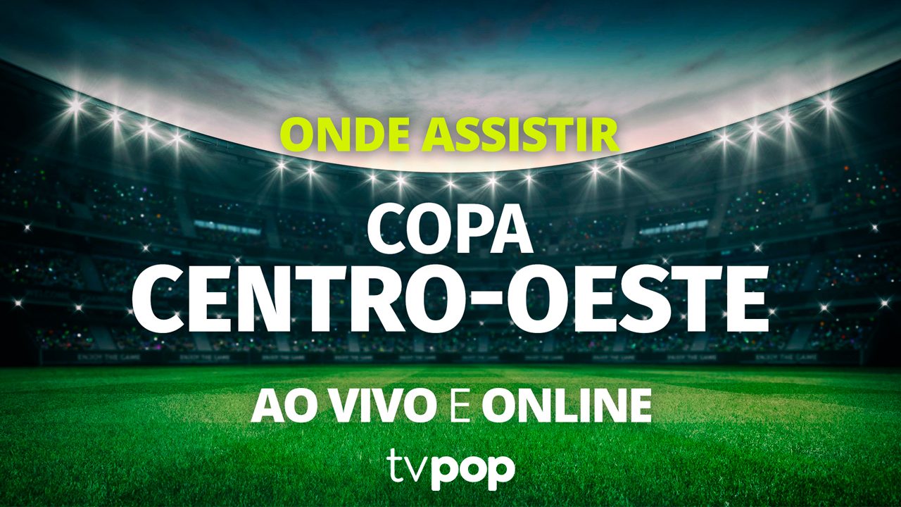 Arte das transmissões das partidas da Copa Centro-Oeste