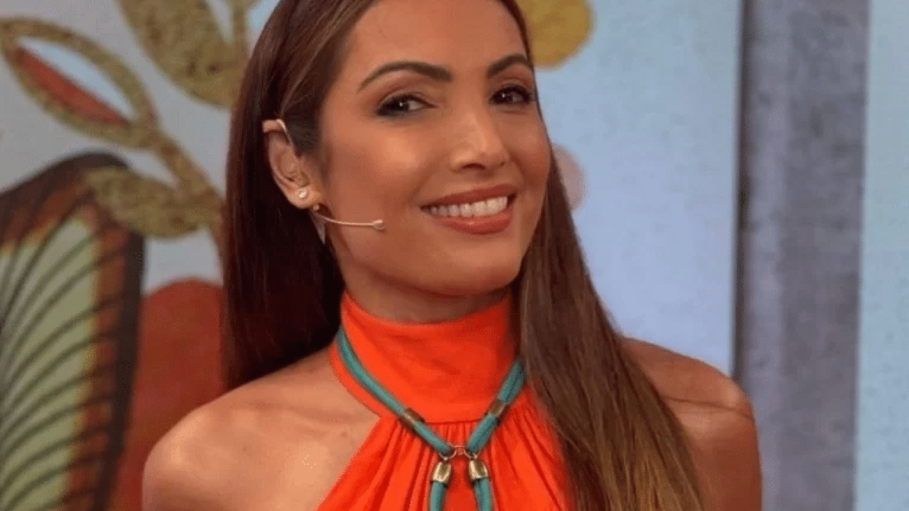 Foto da apresentadora Patrícia Poeta