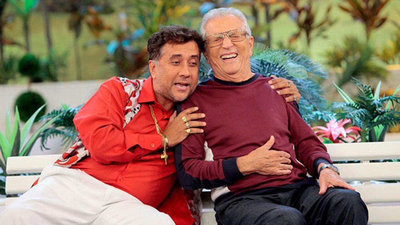 Maurício Manfrini e Carlos Alberto de Nóbrega no SBT