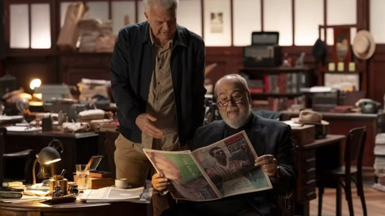 Pedro Bial e Roberto Irineu Marinho