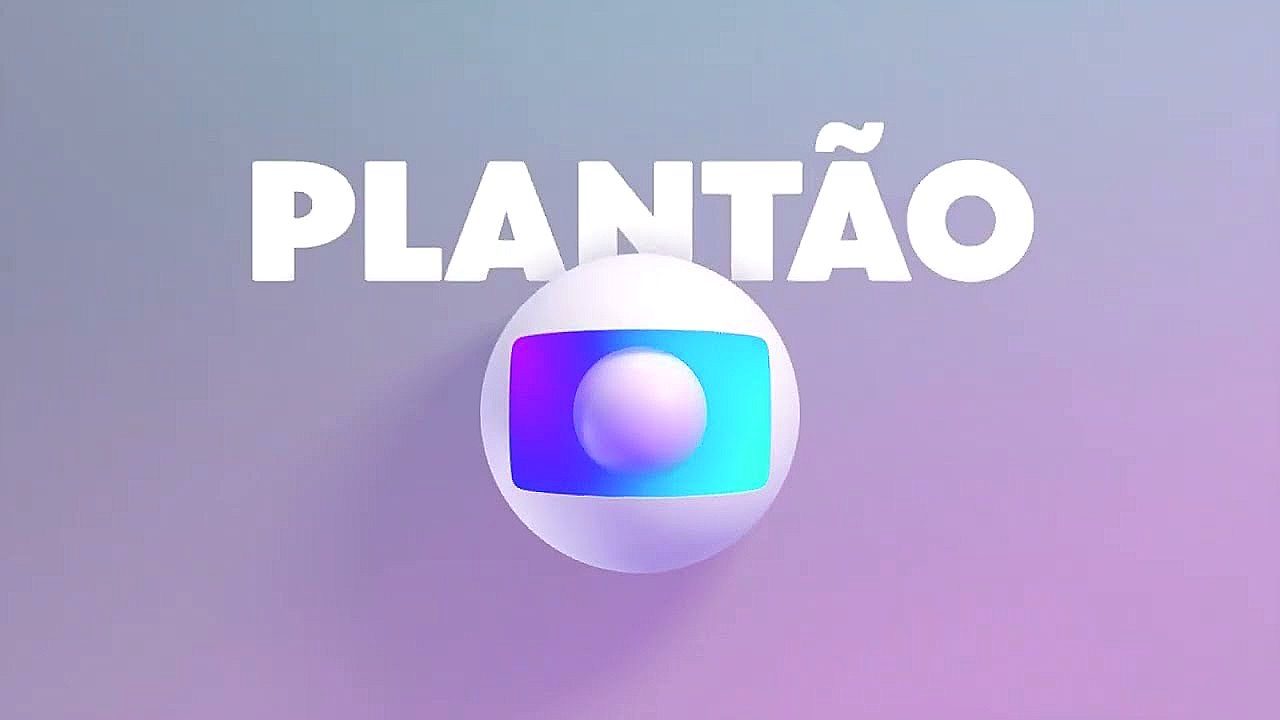 Logotipo do Plantão da Globo exibido em fundo claro com identidade visual da emissora
