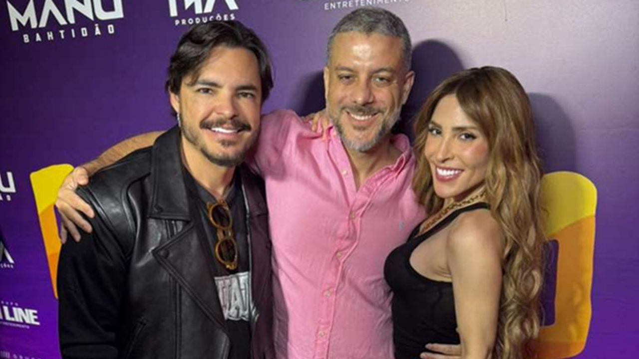 Foto de Rafael Machado e Manu Bahtidão