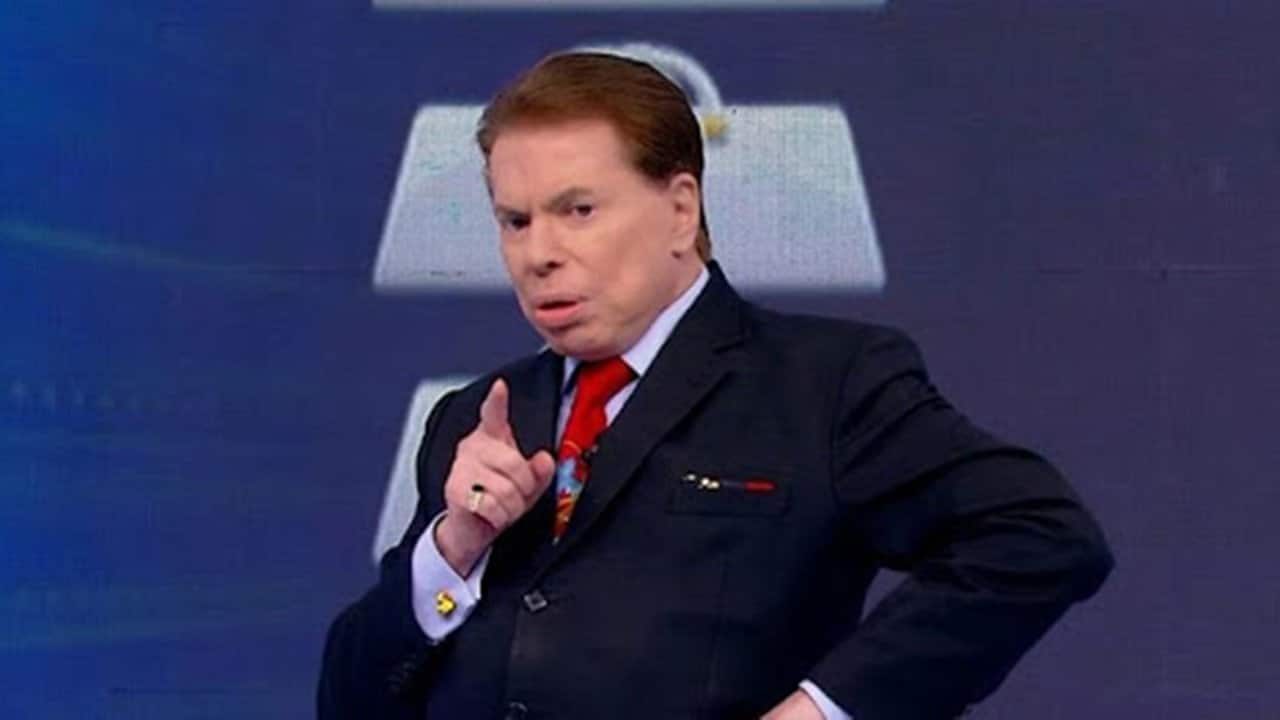 Foto do apresentador Silvio Santos, dono do SBT
