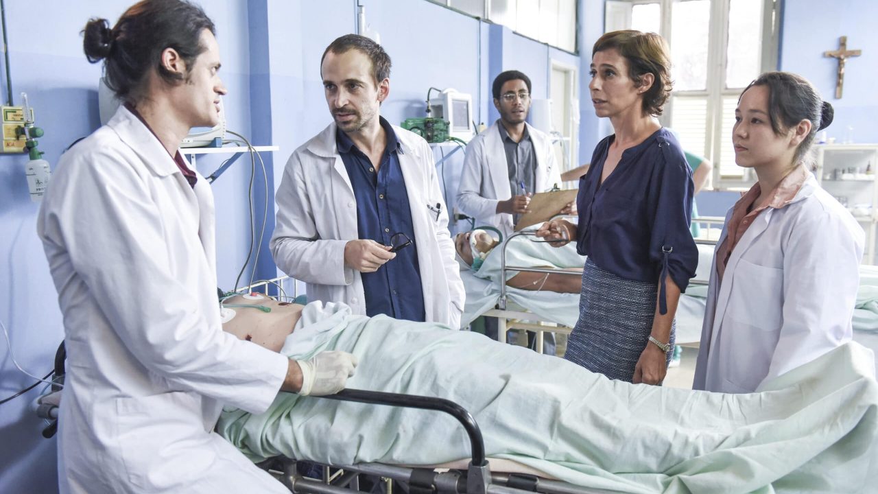 Cena do filme Sob Pressão