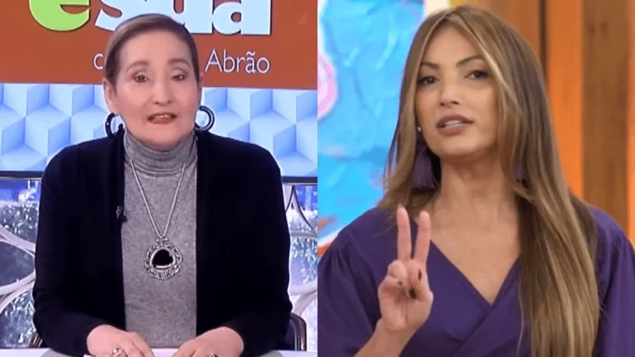 Foto de Sonia Abrão e Patricia Poeta