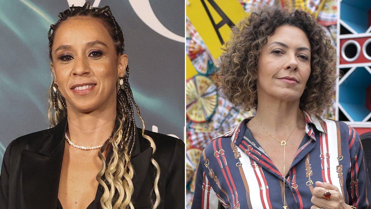 Montagem com Thalita Carauta e Fabiula Nascimento, protagonistas da nova Carga Pesada na Globo