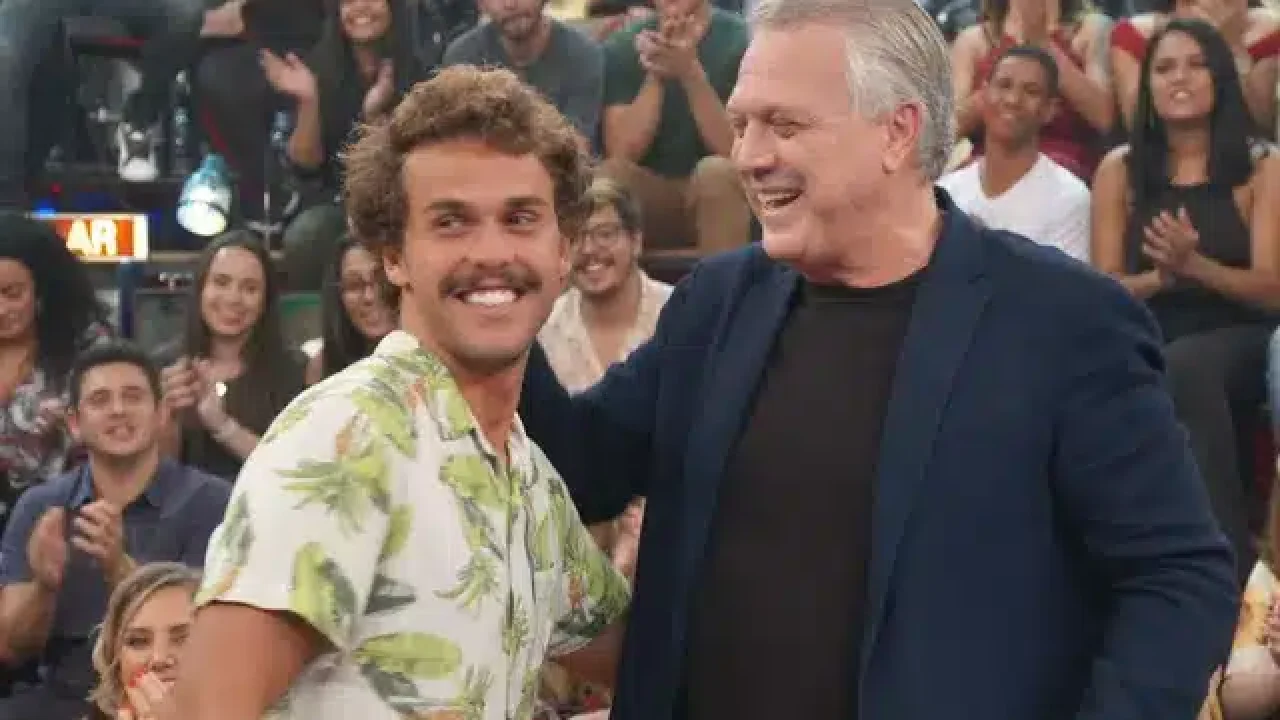 Foto Pedro Bial e Theo Bial