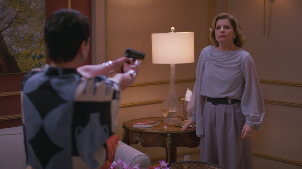 Foto da morte de Odete Roitman no remake de Vale Tudo