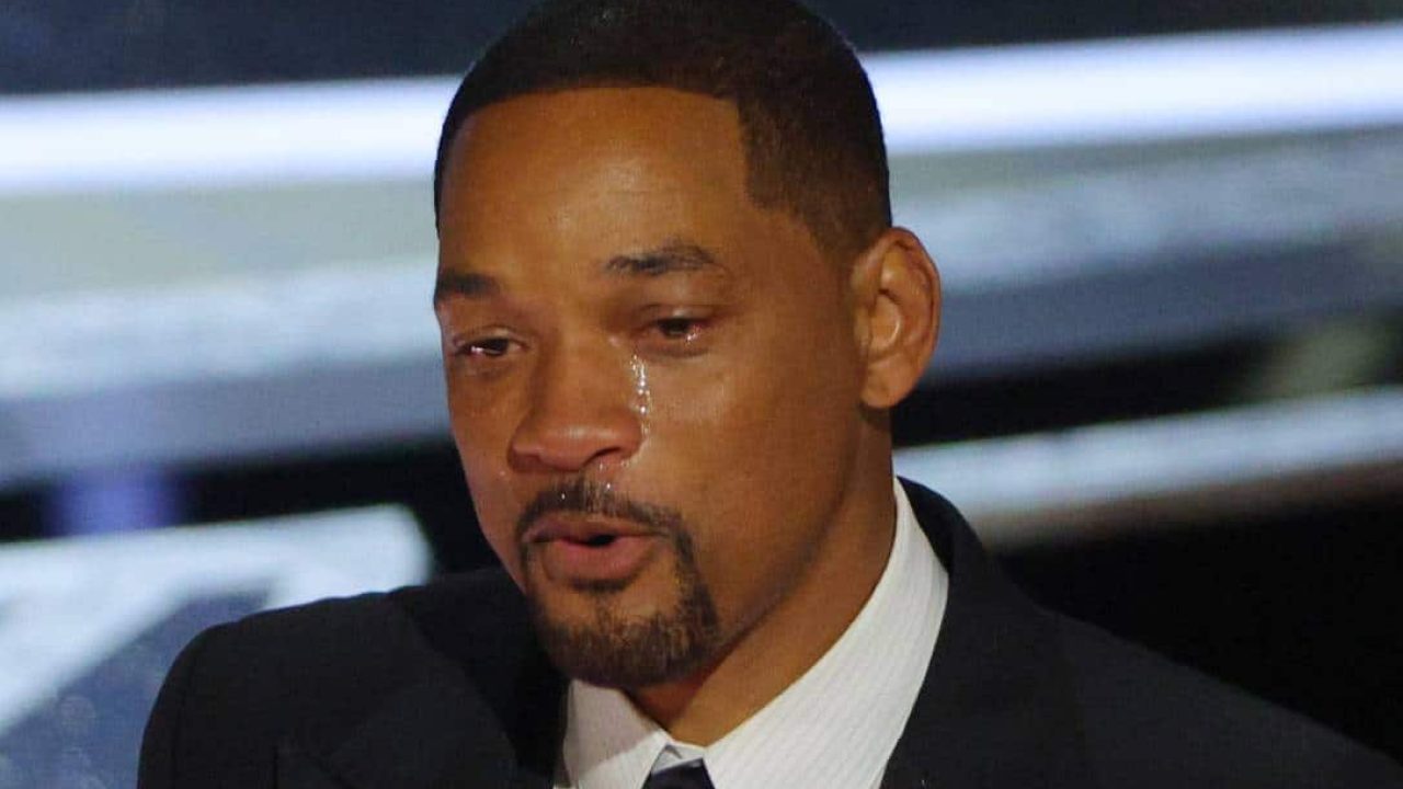 O ator Will Smith chorou ao receber o Oscar