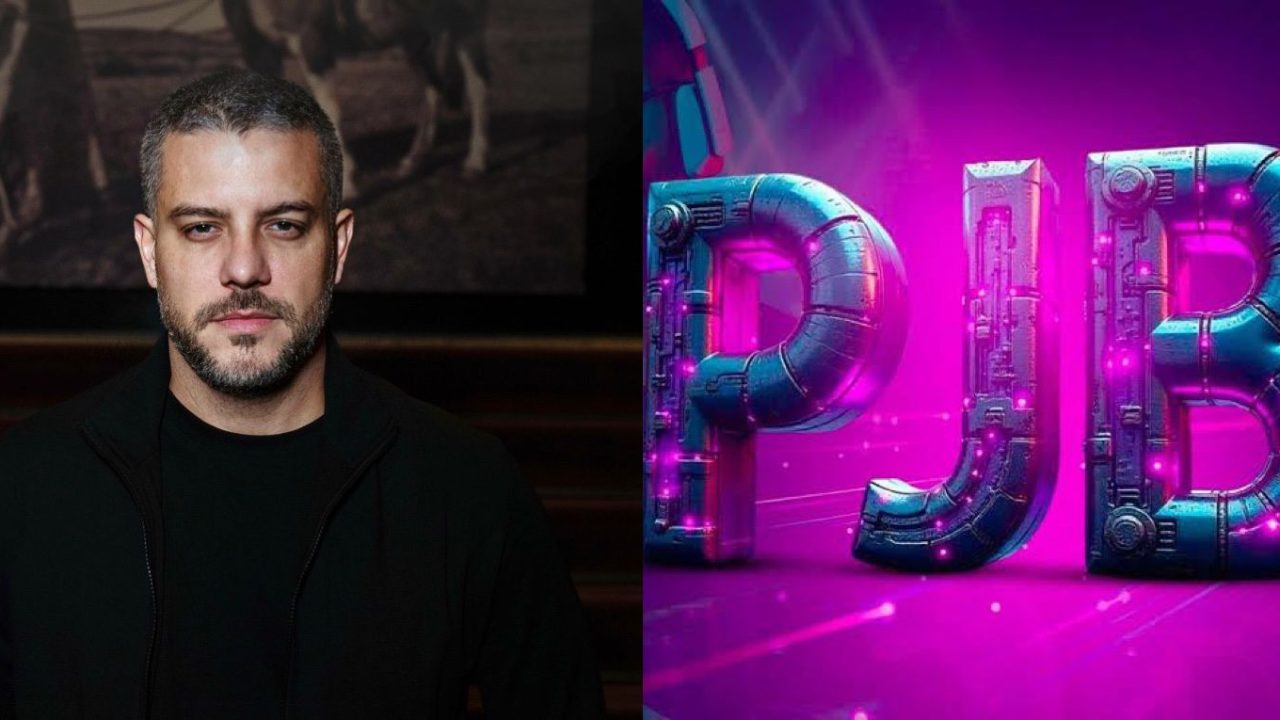 Foto de Rafael Leal Machado, CEO da World Travel, ao lado do logo do Prêmio Jovem Brasileiro