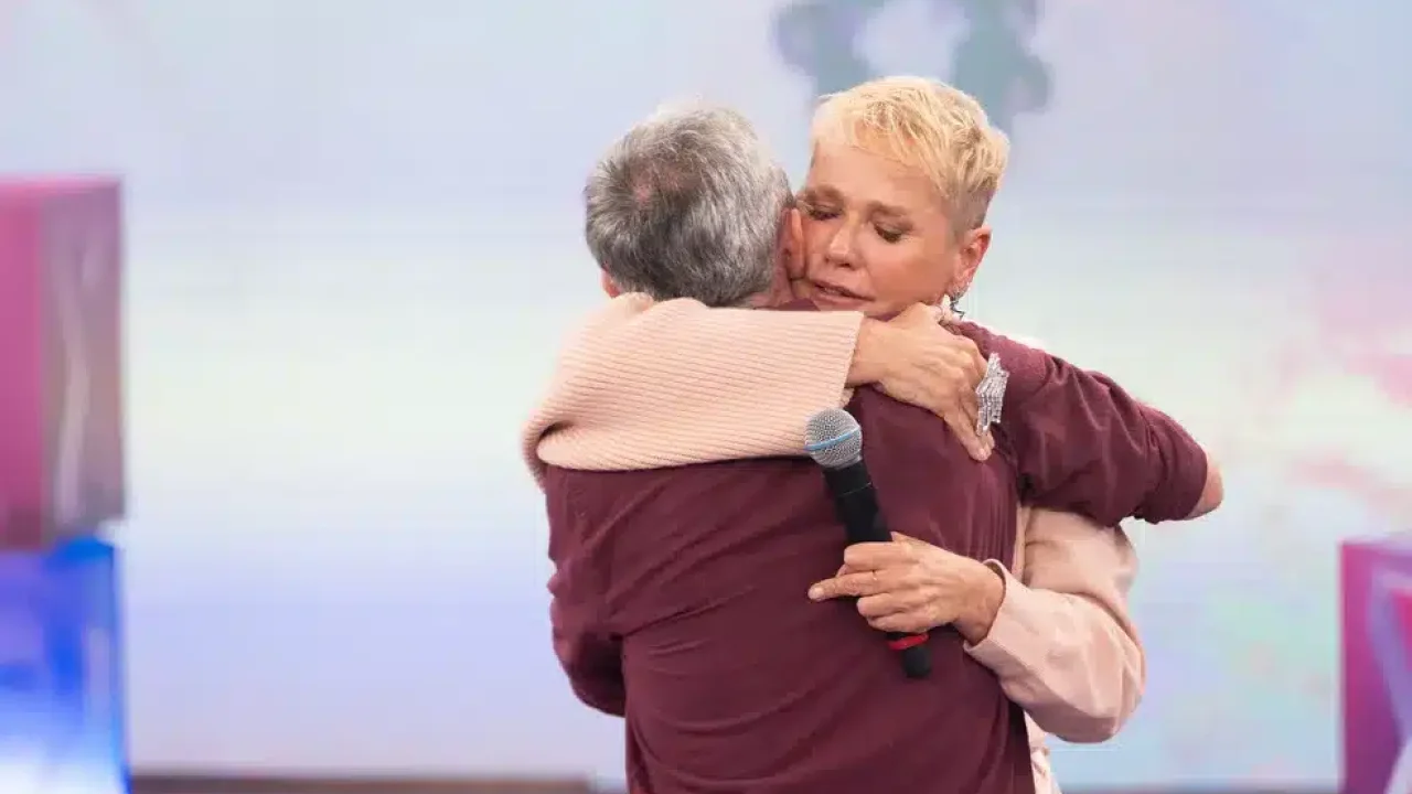 Foto de Xuxa Meneghel e Serginho Groisman